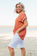 Wilson White Cotton Shorts,Lifestyle