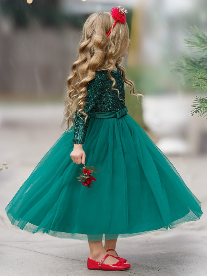 Winter Shining Star Maxi Dress Mia Belle Girls