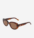 Women's Women's Bold Oval Sunglasses-Tortoise