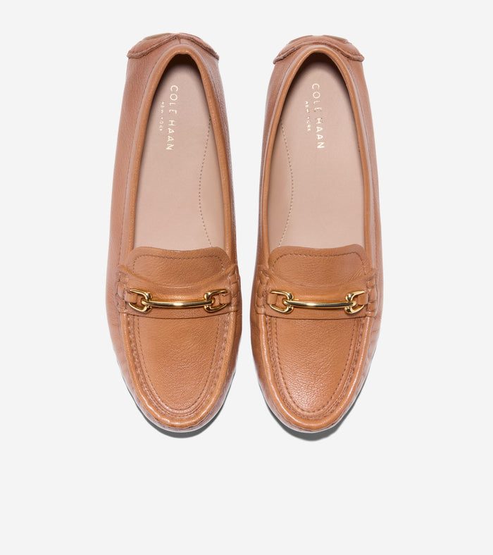 Women's Emeryn Horsebit Driving Shoes-Dark Caramel