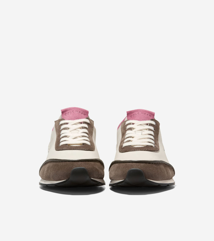 Women's GrandPrø Energyweave Low Profile Sneakers-Ivory-Deep Olive-Rose Wine