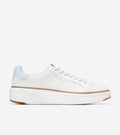 Women's GrandPrø Topspin Sneakers-White-Ballad Blue Snake Print
