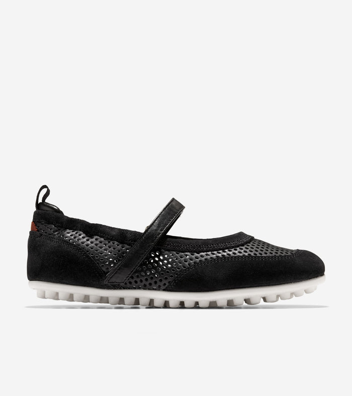 Women's GrandPrø Travina Mary Jane Ballet Flats-Black