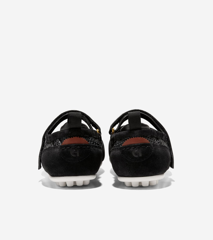 Women's GrandPrø Travina Mary Jane Ballet Flats-Black