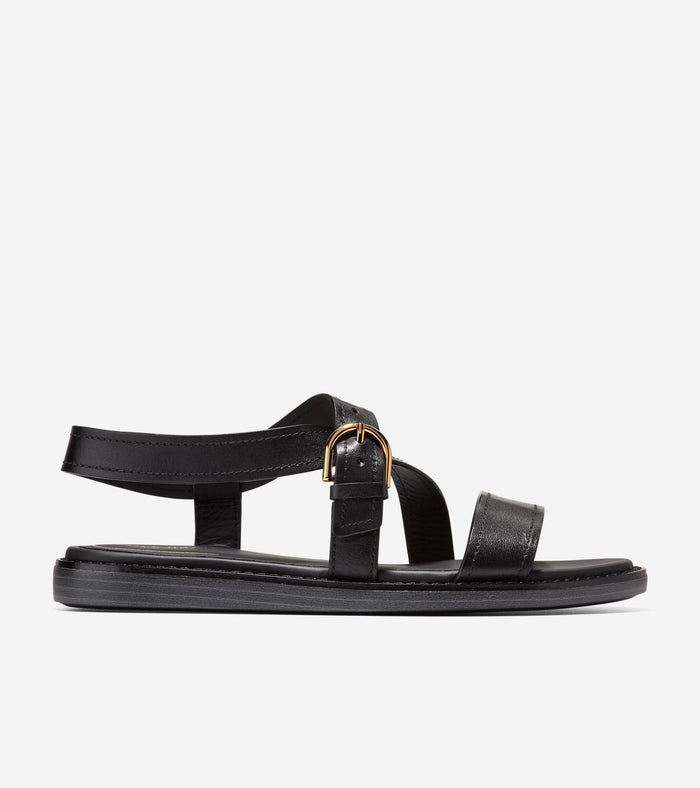 Women's Kami Buckle Sandals-Black