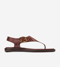 Women's Kami Thong Sandals-Mahogany Croc Print