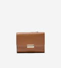 Women's Rachel Compact Wallet with Removable Card Case-New Caramel