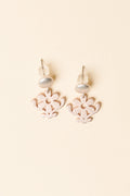 Zeta Rose Gold Daisy Stud Earrings
