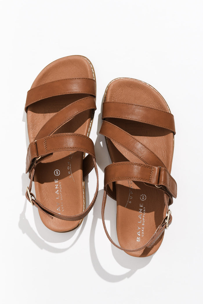 Zorba Tan Leather Sandal